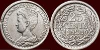 Koninkrijk der Nederlanden 25 Cents NEDERLAND (NETHERLANDS, KINGDOM) - WILHELMINA, 1890-1948 - -