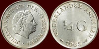 ¼ Gulden NEDERLAND (NETHERLANDS, KINGDOM) - NEDERLANDS WEST-INDIË (DUTCH WEST INDIES) - NEDERLANDSE ANTILLEN (NETHERLANDS ANTILLES) - JUL -