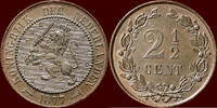 Koninkrijk der Nederlanden 2 ½ Cent NEDERLAND (NETHERLANDS, KINGDOM) - WILLEM III, 1849-1890 - -