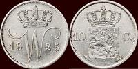 Koninkrijk der Nederlanden 10 Cents NEDERLAND (NETHERLANDS, KINGDOM) - WILLEM I, 1815-1840 - 1825, Utrecht -