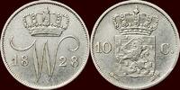 Koninkrijk der Nederlanden 10 Cents NEDERLAND (NETHERLANDS, KINGDOM) - WILLEM I, 1815-1840 - 1828, Utrecht -