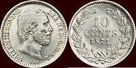 Koninkrijk der Nederlanden 10 Cents NEDERLAND (NETHERLANDS, KINGDOM) - WILLEM III, 1849-1890 - -