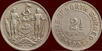 2 ½ Cents MALAYSIA - BRITISCH NORTH BORNEO (SABAH) - 1903H, Heaton (Birmingham) -