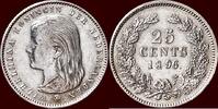 Koninkrijk der Nederlanden 25 Cents NEDERLAND (NETHERLANDS, KINGDOM) - WILHELMINA, 1890-1948 - -