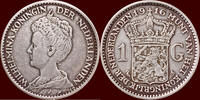 Koninkrijk der Nederlanden 1 Gulden NEDERLAND (NETHERLANDS, KINGDOM) - WILHELMINA, 1890-1948 - -