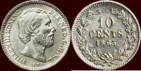 Koninkrijk der Nederlanden 10 Cents NEDERLAND (NETHERLANDS, KINGDOM) - WILLEM III, 1849-1890 - -