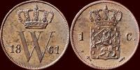 Koninkrijk der Nederlanden 1 Cent NEDERLAND (NETHERLANDS, KINGDOM) - WILLEM III, 1849-1890 - -
