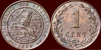 Koninkrijk der Nederlanden 1 Cent NEDERLAND (NETHERLANDS, KINGDOM) - WILLEM III, 1849-1890 - -