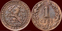 Koninkrijk der Nederlanden 1 Cent NEDERLAND (NETHERLANDS, KINGDOM) - WILLEM III, 1849-1890 - -