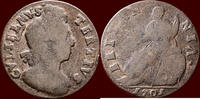 ½ Penny ENGLAND, KINGDOM - WILLIAM III, 1694-1702 - 1701, London -