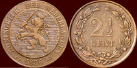 Koninkrijk der Nederlanden 2 ½ Cent NEDERLAND (NETHERLANDS, KINGDOM) - WILLEM III, 1849-1890 - -