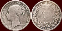 Shilling ENGLAND - UNITED KINGDOM - VICTORIA, 1837-1901 - 1884, London -