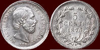 Koninkrijk der Nederlanden 5 Cents NEDERLAND (NETHERLANDS, KINGDOM) - WILLEM III, 1849-1890 - -