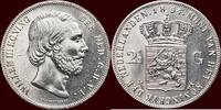 Koninkrijk der Nederlanden 2 ½ Gulden NEDERLAND (NETHERLANDS, KINGDOM) - WILLEM III, 1849-1890 - -