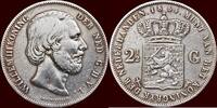 Koninkrijk der Nederlanden 2 ½ Gulden NEDERLAND (NETHERLANDS, KINGDOM) - WILLEM III, 1849-1890 - -