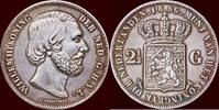 Koninkrijk der Nederlanden 2 ½ Gulden NEDERLAND (NETHERLANDS, KINGDOM) - WILLEM III, 1849-1890 - -