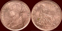 1 Penny ENGLAND - UNITED KINGDOM - VICTORIA, 1837-1901 - 1890, London -