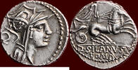 AR Denarius ROMAN REPUBLIC - D. JUNIUS L.F. SILANUS - Rome -