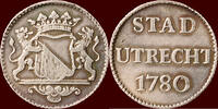 Utrecht duit NOORDELIJKE NEDERLANDEN (NETHERLANDS) - REPUBLIEK, 1581-1795 - STAD UTRECHT - Zilveren afslag van -