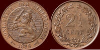 Koninkrijk der Nederlanden 2 ½ Cent NEDERLAND (NETHERLANDS, KINGDOM) - WILLEM III,1849-1890 - -