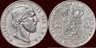 Koninkrijk der Nederlanden 2 ½ Gulden NEDERLAND (NETHERLANDS, KINGDOM) - WILLEM III, 1849-1890 - -