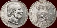 Koninkrijk der Nederlanden 2 ½ Gulden NEDERLAND (NETHERLANDS, KINGDOM) - WILLEM III, 1849-1890 - -