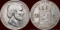 Koninkrijk der Nederlanden 2 ½ Gulden NEDERLAND (NETHERLANDS, KINGDOM) - WILLEM III, 1849-1890 - -