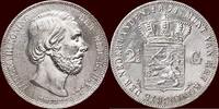 Koninkrijk der Nederlanden 2 ½ Gulden NEDERLAND (NETHERLANDS, KINGDOM) - WILLEM III, - 1874 - 2e halfjaar -