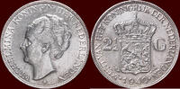 Koninkrijk der Nederlanden 2 ½ Gulden NEDERLAND (NETHERLANDS, KINGDOM) - WILHELMINA, 1890-1948 - -