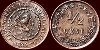 Koninkrijk der Nederlanden ½ Cent NEDERLAND (NETHERLANDS, KINGDOM) - WILLEM III, 1849-1890 - -