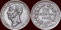 Koninkrijk der Nederlanden 25 Cents NEDERLAND (NETHERLANDS, KINGDOM) - WILLEM II, 1840-1849 - -