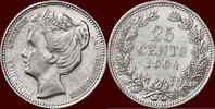 Koninkrijk der Nederlanden 25 Cents NEDERLAND (NETHERLANDS, KINGDOM) - WILHELMINA, 1890-1948 - -