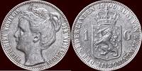 Koninkrijk der Nederlanden 1 Gulden NEDERLAND (NETHERLANDS, KINGDOM) - WILHELMINA, 1890-1948 - -