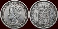 Koninkrijk der Nederlanden 1 Gulden NEDERLAND (NETHERLANDS, KINGDOM) - WILHELMINA, 1890-1948 - -