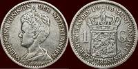 Koninkrijk der Nederlanden 1 Gulden NEDERLAND (NETHERLANDS, KINGDOM) - WILHELMINA, 1890-1948 - -