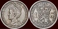 Koninkrijk der Nederlanden 1 Gulden NEDERLAND (NETHERLANDS, KINGDOM) - WILHELMINA, 1890-1948 - -