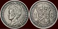 Koninkrijk der Nederlanden 1 Gulden NEDERLAND (NETHERLANDS, KINGDOM) - WILHELMINA, 1890-1948 - -