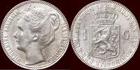 Koninkrijk der Nederlanden 1 Gulden NEDERLAND (NETHERLANDS, KINGDOM) - WILHELMINA, 1890-1948 - -