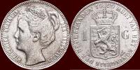 Koninkrijk der Nederlanden 1 Gulden NEDERLAND (NETHERLANDS, KINGDOM) - WILHELMINA, 1890-1948 - -