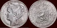 Koninkrijk der Nederlanden 1 Gulden NEDERLAND (NETHERLANDS, KINGDOM) - WILHELMINA, 1890-1948 - -