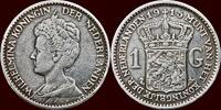 Koninkrijk der Nederlanden 1 Gulden NEDERLAND (NETHERLANDS, KINGDOM) - WILHELMINA, 1890-1948 - -