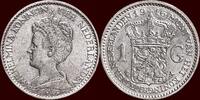 Koninkrijk der Nederlanden 1 Gulden NEDERLAND (NETHERLANDS, KINGDOM) - WILHELMINA, 1890-1948 - -