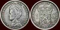 Koninkrijk der Nederlanden 1 Gulden NEDERLAND (NETHERLANDS, KINGDOM) - WILHELMINA, 1890-1948 - -
