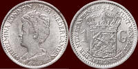 Koninkrijk der Nederlanden 1 Gulden NEDERLAND (NETHERLANDS, KINGDOM) - WILHELMINA, 1890-1948 - -