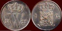 Koninkrijk der Nederlanden 1 Cent NEDERLAND (NETHERLANDS, KINGDOM) - WILLEM I, 1815-1840 - 1823, Utrecht -