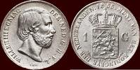 Koninkrijk der Nederlanden 1 Gulden NEDERLAND (NETHERLANDS, KINGDOM) - WILLEM III, 1849-1890 - -