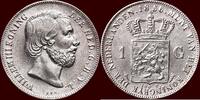 Koninkrijk der Nederlanden 1 Gulden NEDERLAND (NETHERLANDS, KINGDOM) - WILLEM III, 1849-1890 - -