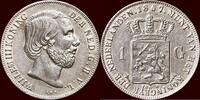Koninkrijk der Nederlanden 1 Gulden NEDERLAND (NETHERLANDS, KINGDOM) - WILLEM III, 1849-1890 - -