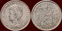 Koninkrijk der Nederlanden 1 Gulden NEDERLAND (NETHERLANDS, KINGDOM) - WILHELMINA, 1890-1948 - -