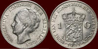 Koninkrijk der Nederlanden 1 Gulden NEDERLAND (NETHERLANDS, KINGDOM) - WILHELMINA, 1890-1948 - -